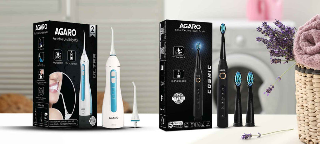 electric toothbrush or water flosser